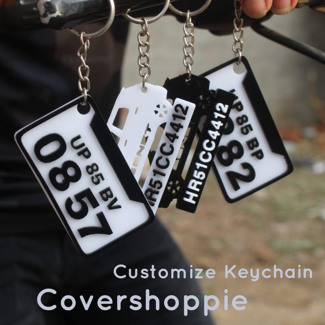 “Vehicle Number Keyring”