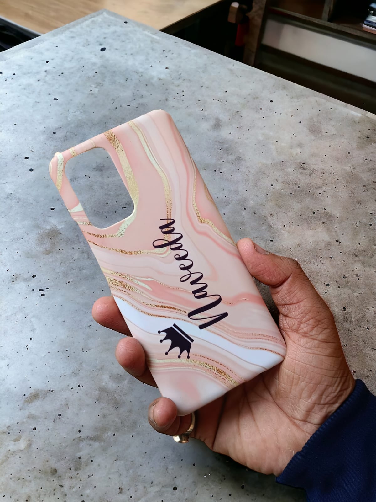 Name Print Mobile Cover